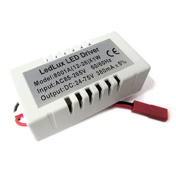 

LEDLUX CC3875 Led Driver CC 380mA 24-75VDC (12-28)X1W transformer power supply constant current