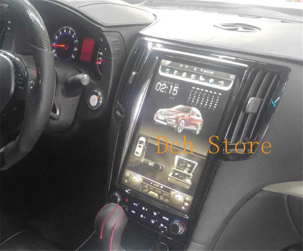 12 1 вертикальный tesla стиль Android 9 0 автомобильный DVD GPS плеер навигация для Infiniti FX FX25