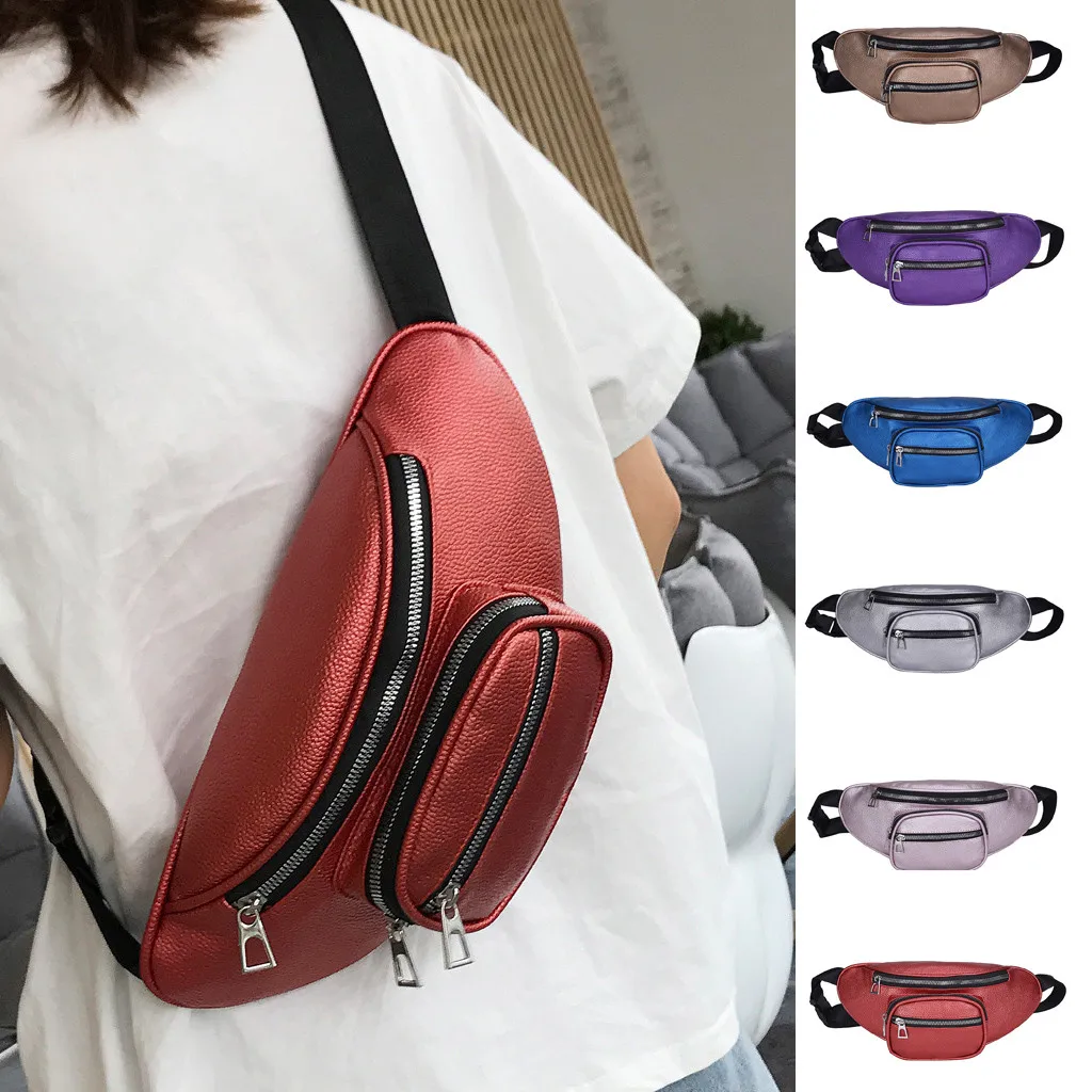 Обувь из водонепроницаемого материала для женщин поясная сумка чистый цвет Спорт на открытом воздухе Повседневное дорожная Мужская сумка Бум поясная сумка Женская поясная сумка из натуральной кожи; сумке из искусственной кожи;# G2