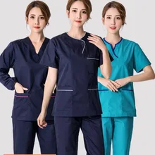 Elijoin hospital sala de operação lavar roupas dentista divisão terno roupa de trabalho escova mão roupas de beleza roupas femininas