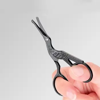 

Nasal Hair Scissors Rounded Curved Safety Stainless Portable Steel Scissors Scissors Trimmer Eyebrow Makeup Vibrissa Nose H T9K3