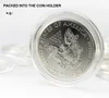14mm 60mm Medal capsule fit.999 silver Coin holder Acrylic Case Round shape 1