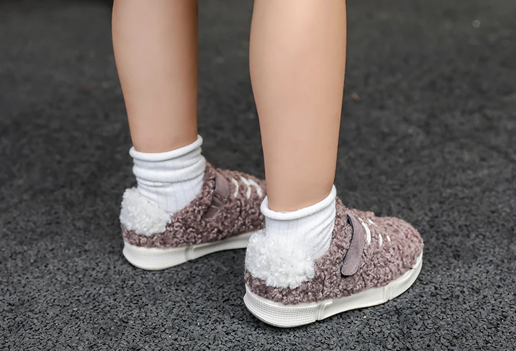 Г. Осенне-зимняя детская обувь повседневные кроссовки унисекс для мальчиков и девочек модные Нескользящие Детские теплые ботинки размер 26-36