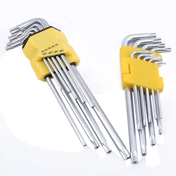 

Silver Long Flowers Hex Set Flower Pattern Hex Hexagonal Wrench High Quality Car Rapair Tools Car Wrench
