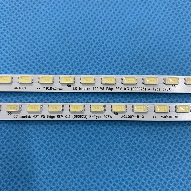 Светодиодный Подсветка полосы 57 лампа для LG Lnnotek 4" Rev ТВ 42LE5300 42LE5500 3660L-0352A 3660L-0353A 42E70RG LC42EUH SC A1 LE42A300N
