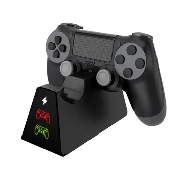 

For PS4 Controller Fast Charging Dock Station Dual Charger Stand with Indicator for Play Station 4/PS4 Slim/PS4 Pro 815#2