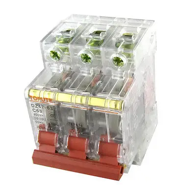 

AC 400V 63A 3P Transparent Miniature Mini Circuit Breaker