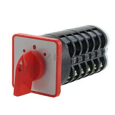 

AC 500V 16A on/off/on 3 Position Universal Cam Switch LW5-16/6