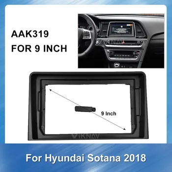 

Car Radio Fascia for HYUNDAI Sonata 2018 DVD frame Dash Mount Kit Adapter Trim Facial Panel Frame Dashboard 2 Din