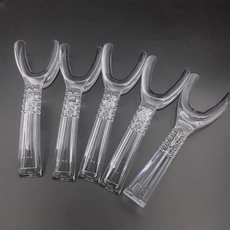 Herramienta de cuidado bucal Dental Autoclavable, Retractor de labios y mejillas de plástico, 5 uds.