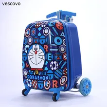 Vescovo, 18 дюймов, Высококачественная спортивная сумка в виде скутера с героями мультфильмов, рюкзак, Скалка, багаж, Спиннер, Дорожный чемодан для детей