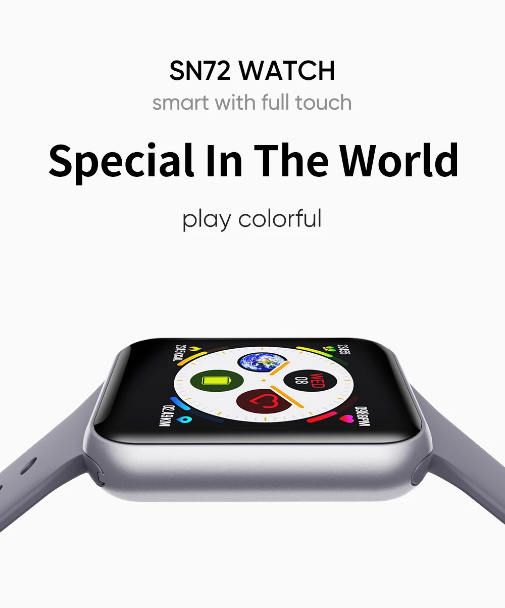 Makibes SN72 Bluetooth smartwatch 60days Standby Blood Pressure smart watch men for apple huawei Black Friday Christmas present_01