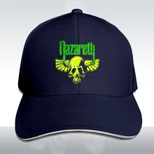 Темно-синяя кепка Nazareth Dan McCafferty Pete Agnew Darrell со сладкими полями Snapback