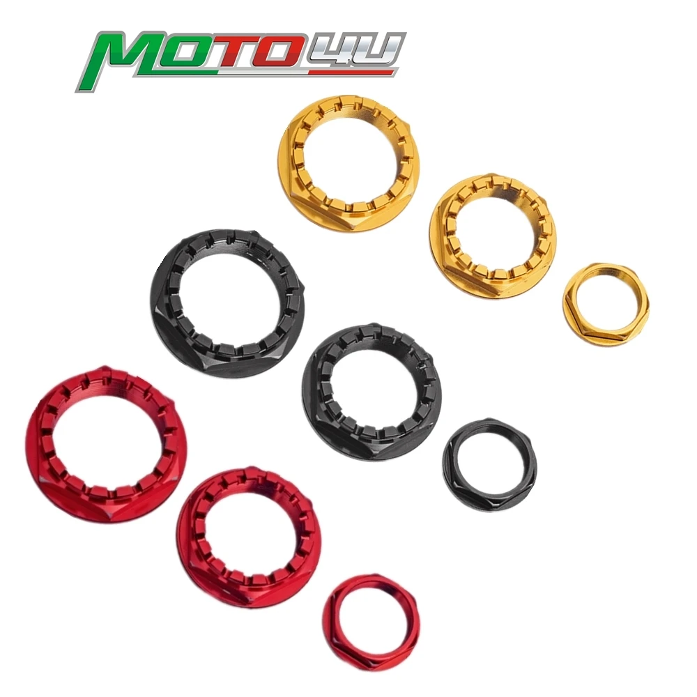 

Aluminum Front Rear Wheel Racing Axle Nuts Nut Axle 3PCS For Ducati 748 / 916 / 996 / 998 / 848 Hypermotard 796 821 1100 Monster