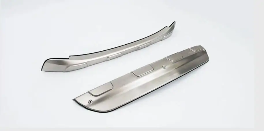 CX-5 2012 2013 2013 2 шт MAC OS Inoxidavel Dianteira e Traseira Бампер протектор скольжения Placa capa para