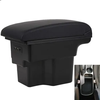 

for Kia Soul armrest box universal car center console modification accessories double raised with USB
