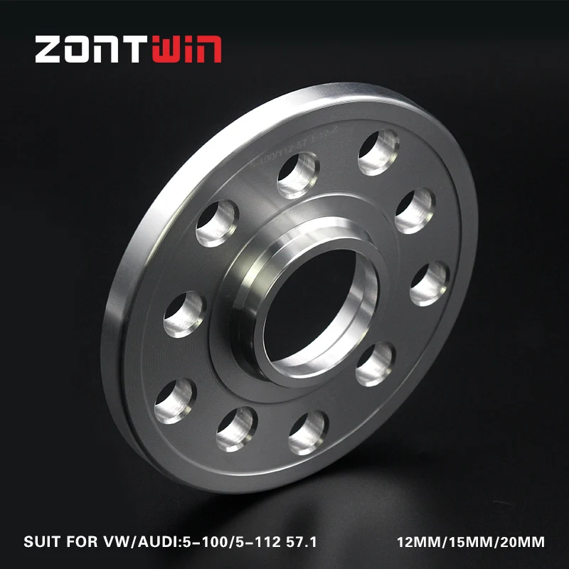 2/4Pieces Wheel Spacer Of The PCD 5x100/5x112 mm HUB 57.1mm 12mm Thickness Wheel Adapter suit for VW-AUDI Car
