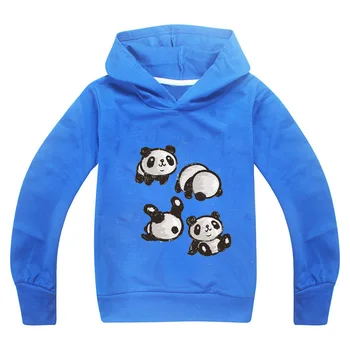 

2020 Autumn Kids Tshirt Boys Top Girl Clothes Long Sleeve Panda Hoodies for Teen Girls Baby Sweatshirt Children Clothing Tees