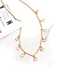 Creative Simple Women's Collarbone Chain Necklace Charming Lady CZ Pendant Choker Necklace Jewelry Gifts For The New Year ► Photo 3/6