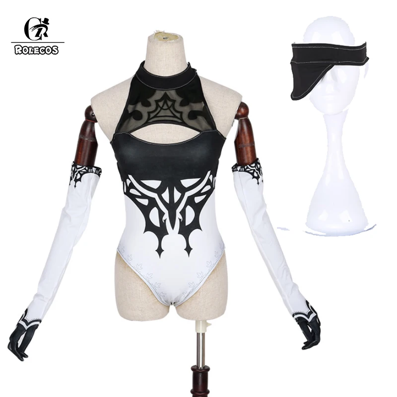 ROLECOS игра NieR:Automata Косплей Женский No 2 Тип B сексуальный костюм косплей черный