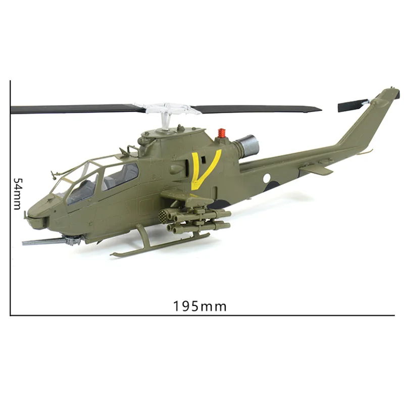 1/72 масштаб Израиль AH-1S Кобра Вертолет модель истребителя авиационный самолет игрушки взрослые дети самолет подарки для шоу