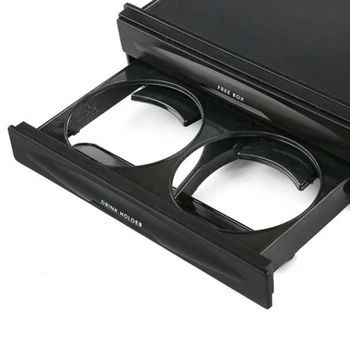

Universal Car Radio/Stereo Dash Double-Din Kit+ Drink Cup Holder+Storage Box