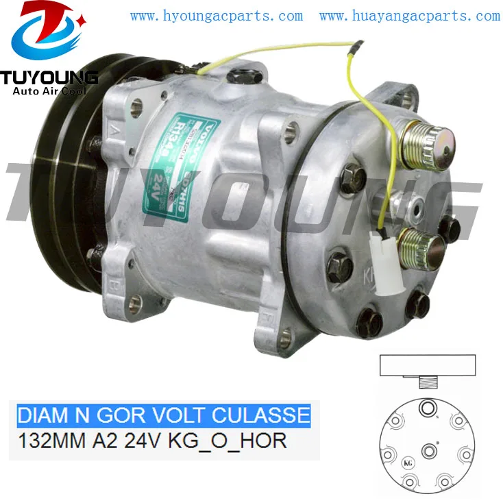 SD7H15 автомобильный компрессор кондиционера для HOLMER TERRA DOS T3 51779707014 1071995 гарантия качества