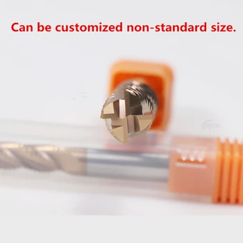 

HRC55 Rough leather knife Φ4*50L/Φ6*50L/Φ8*60L/Φ10*75L/Φ12*75L With Waved Edges Coarse Skin End mill 4 Blades 4F end mills