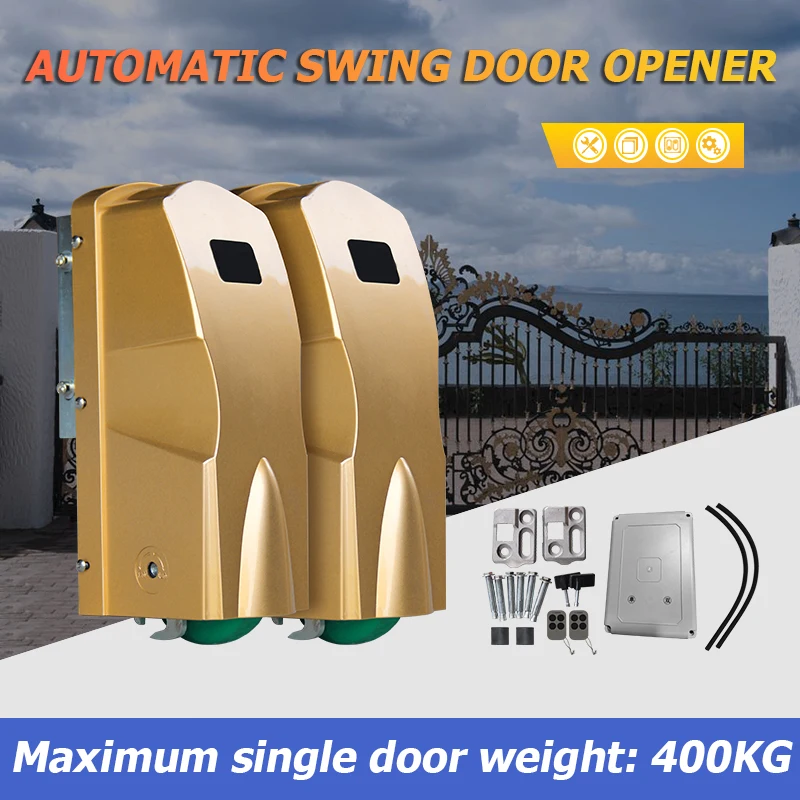 400KGHeavyDutyWheelTypeAutomaticSwingGateOpenerDualSwingGate