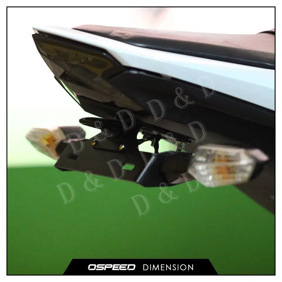 Для KAWASAKI Z800 2013 2014 2015 2016 CNC держатель номерного знака для мотоцикла Светодиодная