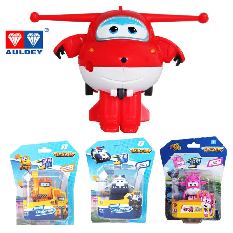 26 Style Super Wings Mini Airplane ABS Robot toys Action Figure Super Wing transformer Jet Animation Children Kids Gift