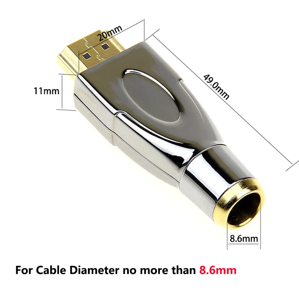 HDMI сварочный разъем HDMI 2,0 штекер DIY HD линии адаптеры поддержка 4K 2K HDMI 2,0/1,4/1,3 - Цвет: HQ0086 Straight