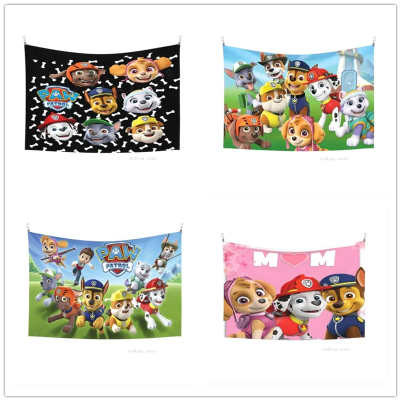 Baru Paw Patrol Kain Gantung Latar Belakang Dinding Meliputi ...