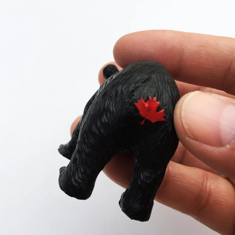 Канада творческие путешествия памятные монеты трехмерный коричневый медведь сочетание украшения ручной магнитный холодильник