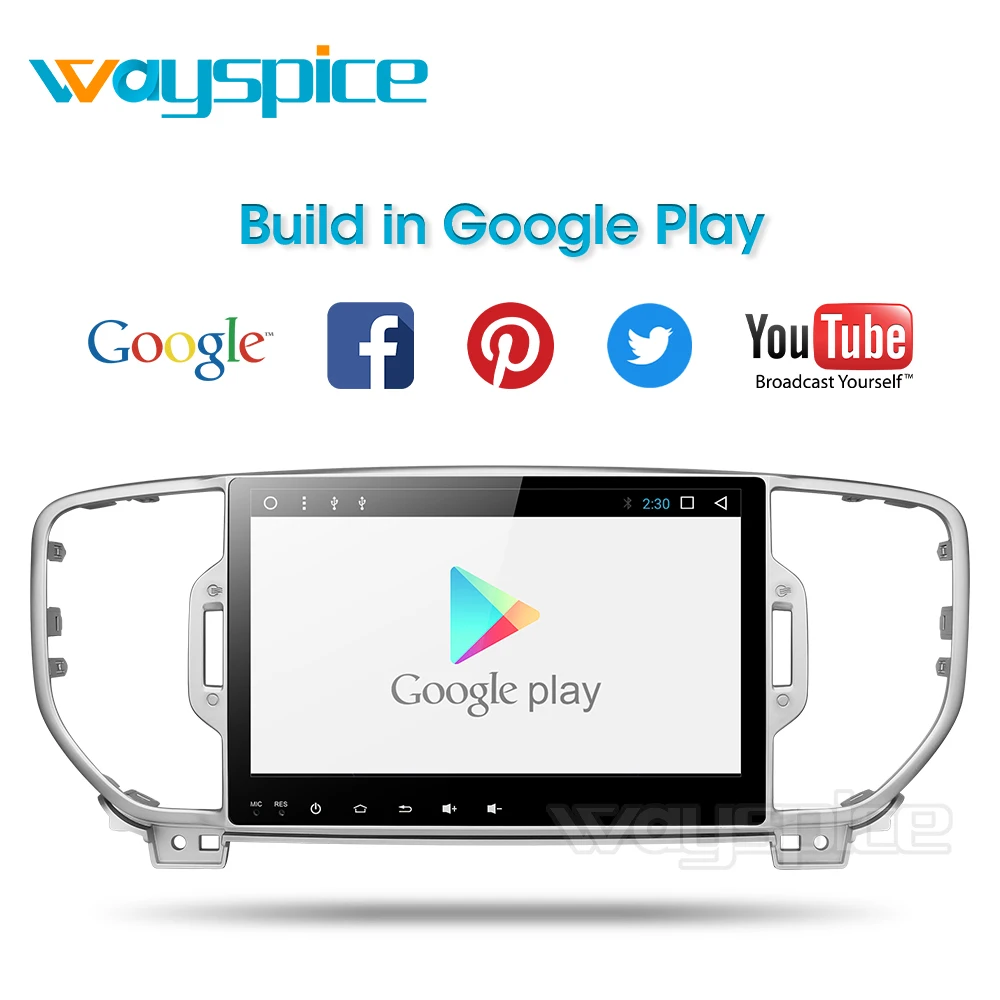 IPS android PX30 car dvd player for KIA sportage 2016 2017 KX5 gps navigation 1 din stereo head unit | Автомобили и мотоциклы