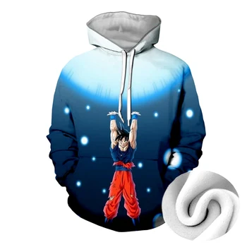 

Fashion 3D Men Hoodies Sweatshirts Anime dragon ball Printed Unisex Pullover Tracksuit Women Casual Hip hop Streewear Hoody Tops