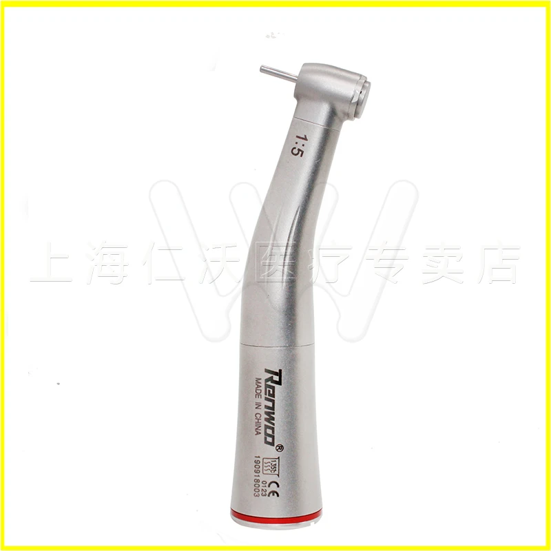 US $138.00 15 Speed Increasing Transmission NSK Contra Angle Handpiece Spare Parts Materials LED Air Driven Optic Light Push Type