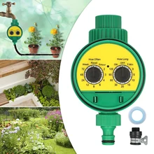 Temporizador de água para controle de irrigação, temporizador de válvula de esfera automático para sistema de irrigação, temporizador de água à prova d' água para uso externo
