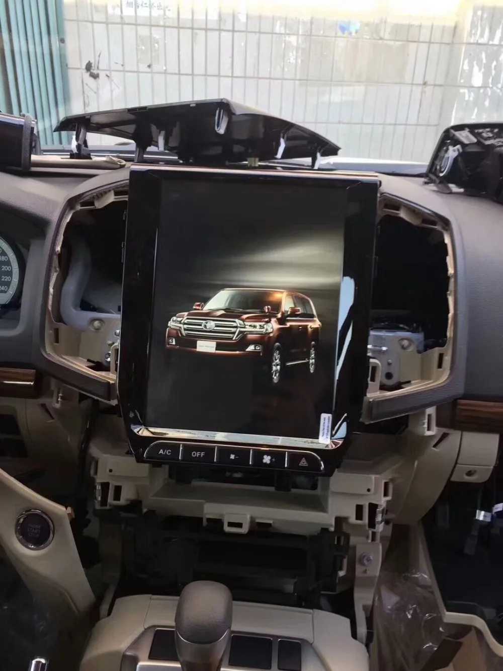 Автомагнитола в вертикальном стиле tesla 12 1 дюйма с Android 9 0 DVD GPS navi для Toyota LandCruiser land