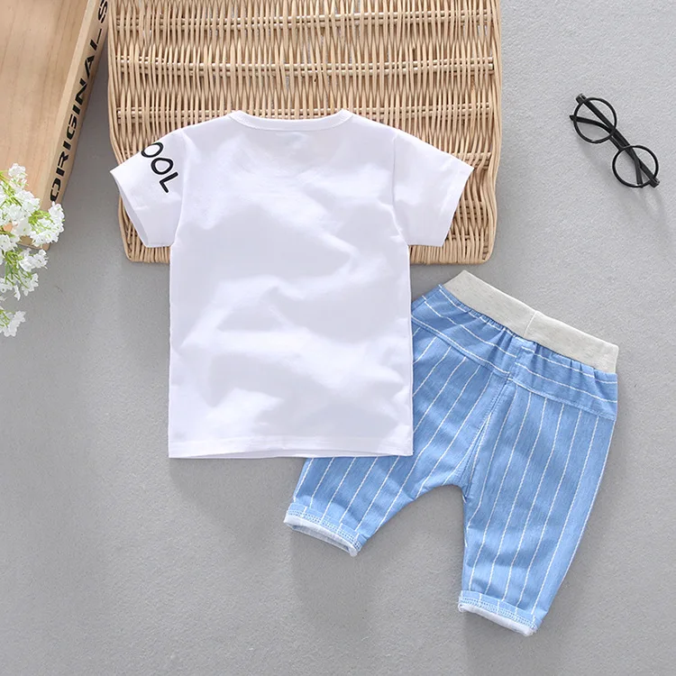 boys Summer Tee outfits 6 months--3 years Toddler kids baby girls boys outfits cotton Tee+Shorts Pants clothes cool Set baby outfit matching set