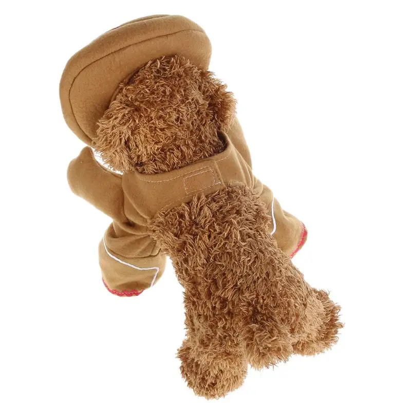 Собака Рождественский костюм забавный сладкий печенья человек домашнее животное щенок наряд для праздника декор
