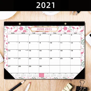 

2021-2022 Desk Calendar 2 Years Monthly Planner 2021 Calendar Desk Wall Decoration Memo Daily Schedule Agenda Organizer Office