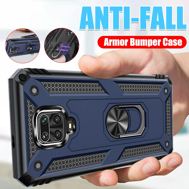 Luxury Armor Shockproof Case For Xiaomi Redmi Note 7 8 9 Pro Max 7A 8A 8T 9T K30 CC9e A3 Lite Silicone Bumper Cover | Мобильные