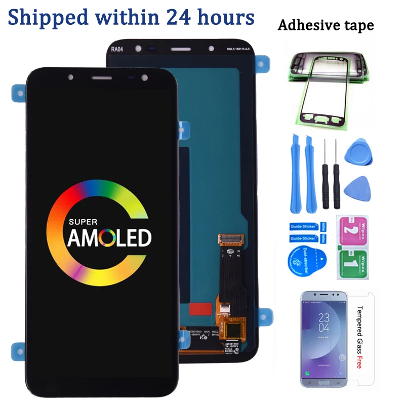 

Original Super AMOLED For Samsung Galaxy J6 2018 J600 J600F J600Y LCD screen Display and touch Glass pannel Assembly