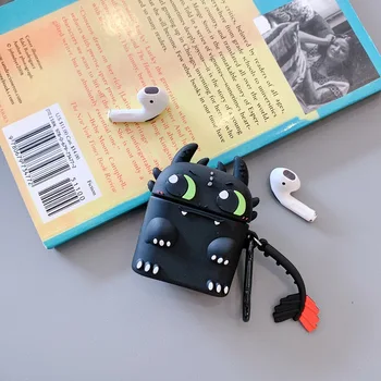 

for Airpods 4 Mini Airpods Pro 4 Case Cute Dinosaur Cartoon Silicone Earphone Case for Airpods 4 Mini Headphone Protective Cover