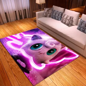 

Anime Decor Kids Bedroom Floor Mats Playing Carpet Pikachu Pokémon Anti Slip Bathroom Kitchen Rugs Welcome Doormats Area Rugs