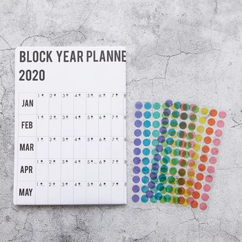 

Yearly Calendar Planner Memo Organiser Annual Schedule Plan Sticker Wall Planner 73x51.5cm Yearlys Calendars High Quality
