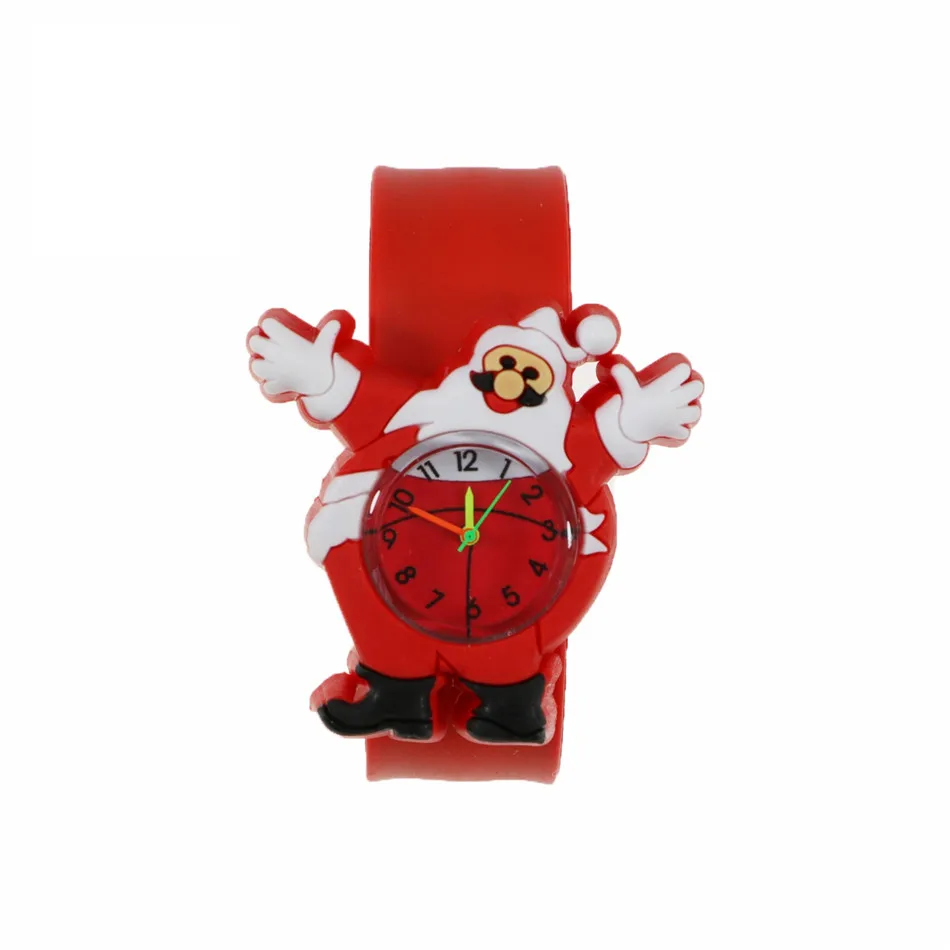 Christmas Gift Kids Watches Santa Claus Saint Nick Kris Kringle Father Christmas Design Quartz watch for Kid Children Boys Girls