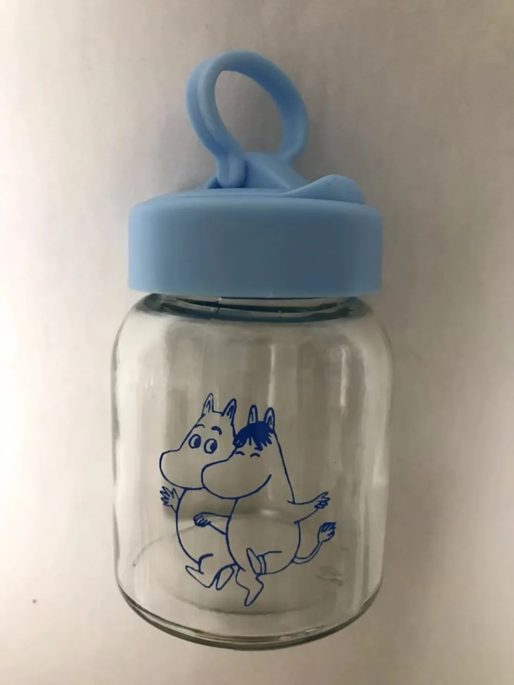 Moomin кружка Moomin стеклянная бутылка для воды студенческие дети портативные чайные принадлежности с силиконовым анти-горячий набор Moomin кружка Moomin бутылка