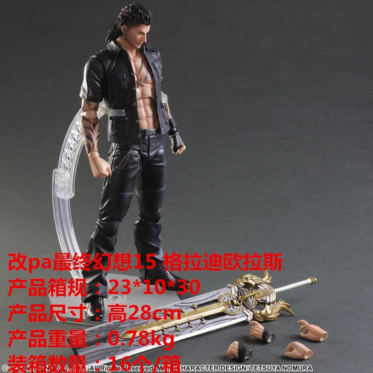

American Anime Garage Kit PA Change Final Fantasy 15 Grady Olas Fully Mobile Garage Kit